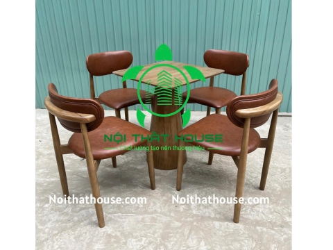 BỘ BÀN NEVA CAFE - KÍCH THƯỚC D60