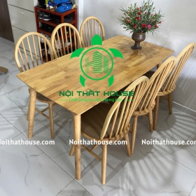BỘ BÀN WINSOR GỖ 6 GHẾ BÀN 160 