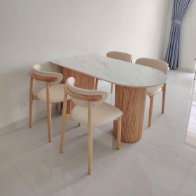 BỘ BÀN ĐÁ DECOR 140 HIỆN ĐẠI 
