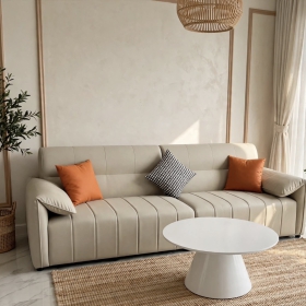 SOFA TAY GẬP MỀM 2m2 KẾT HỢP BÀN TRÀ D800