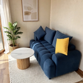 SOFA MÚI ĐẸP CHẤT NHỎ GỌN 1M6 (BỌC VẢI NỈ)