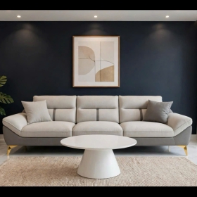 SOFA THUYỀN 2M 3 CHỖ NGỒI KẾT HỢP BÀN TRÀ D800