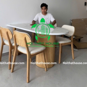 BỘ BÀN ĐÁ DECOR 140 HIỆN ĐẠI GIẢ DÀY 30mm